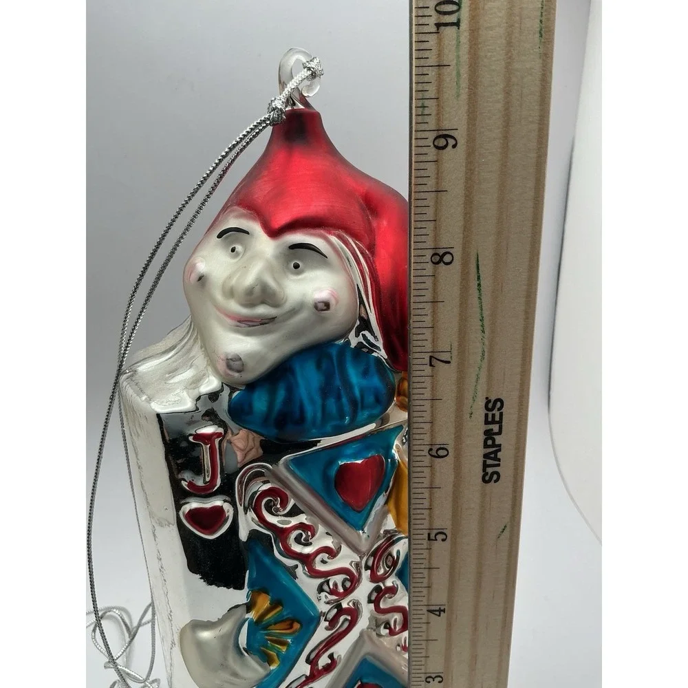 Vintage Dept. 56 Mercury Glass‎ Jack of Hearts 10